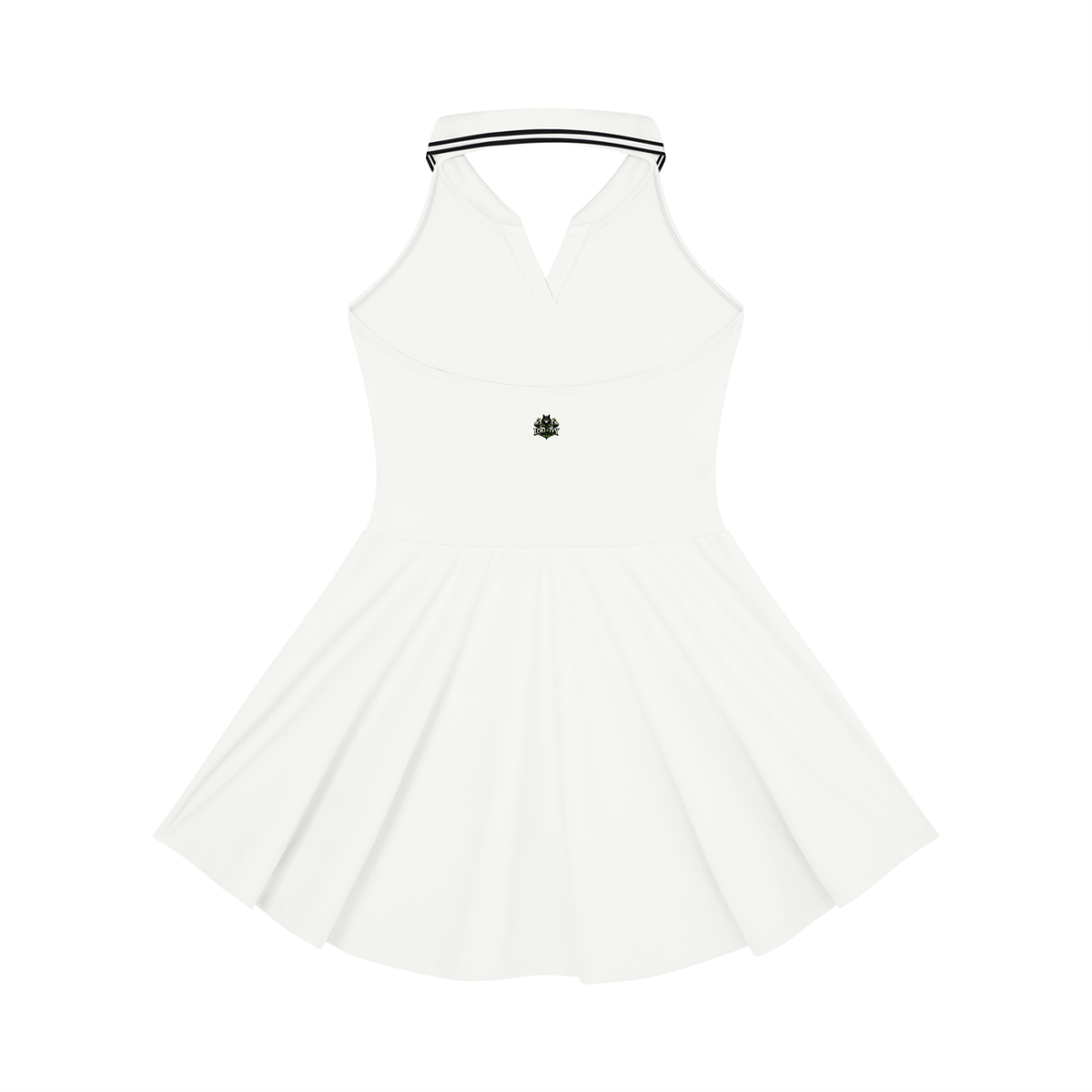 Loki & Ivy Collared Halter Tennis Dress