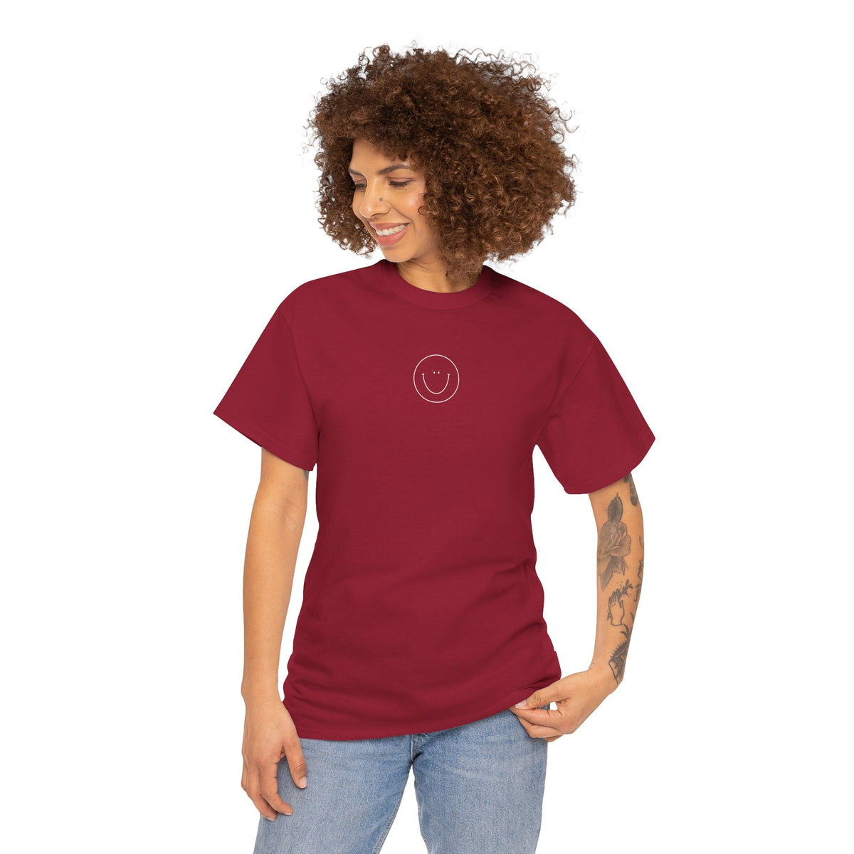 Smiley Tee  (White Logo)