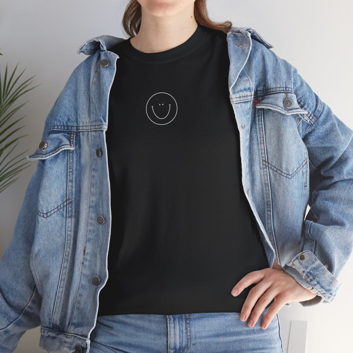 Smiley Tee  (White Logo)