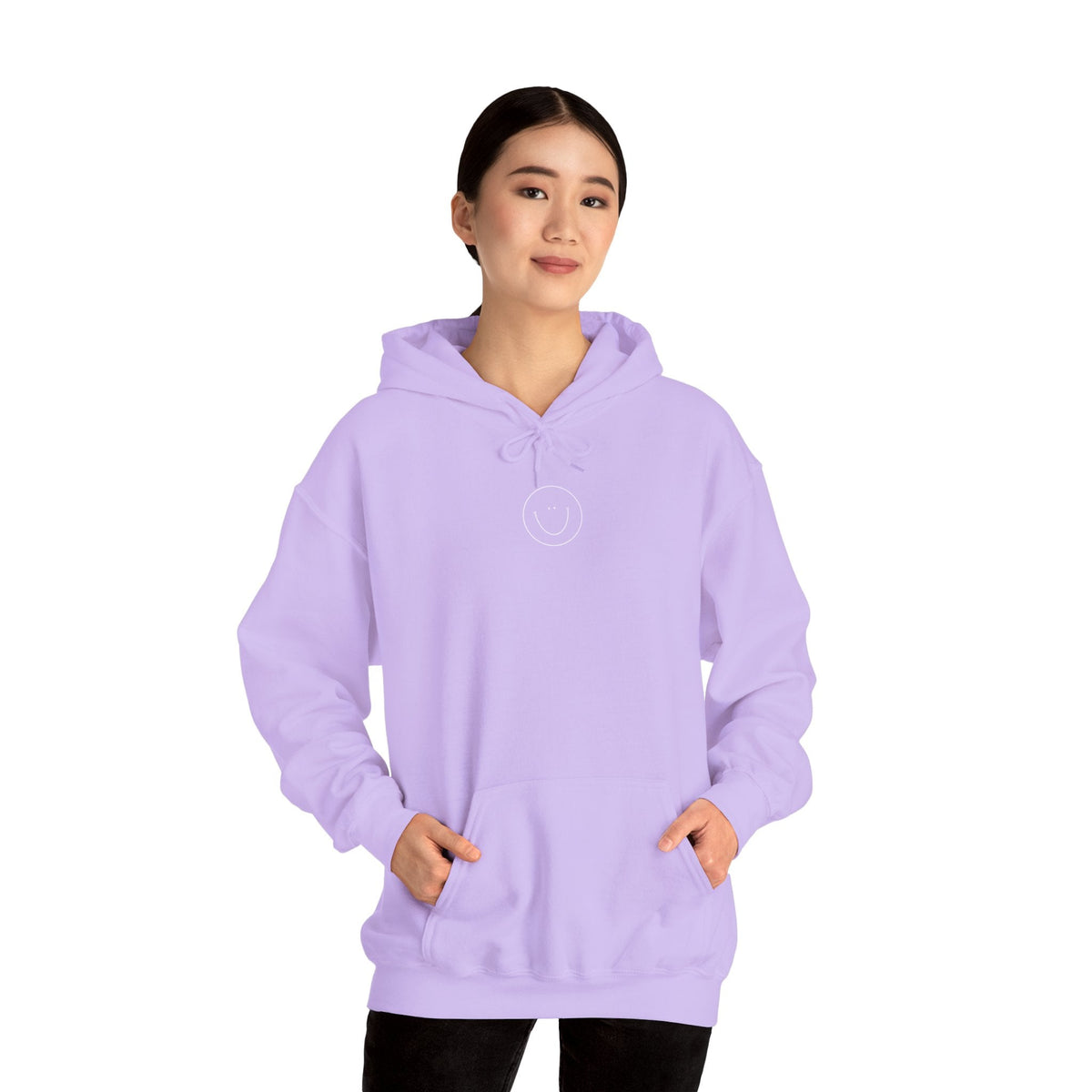 Smiley Hoodie (White Logo)