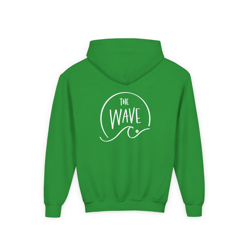 Youth Smiley  Hoodie (White Logo)