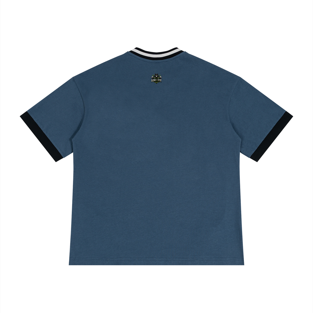Loki & Ivy Unisex Color Block V-Neck T-Shirt