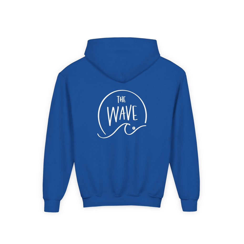 Youth Smiley  Hoodie (White Logo)