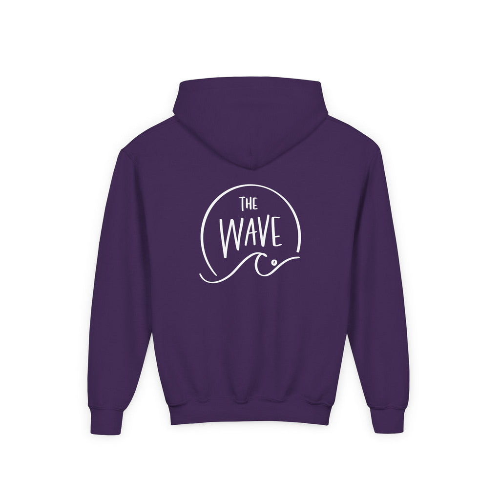 Youth Smiley  Hoodie (White Logo)