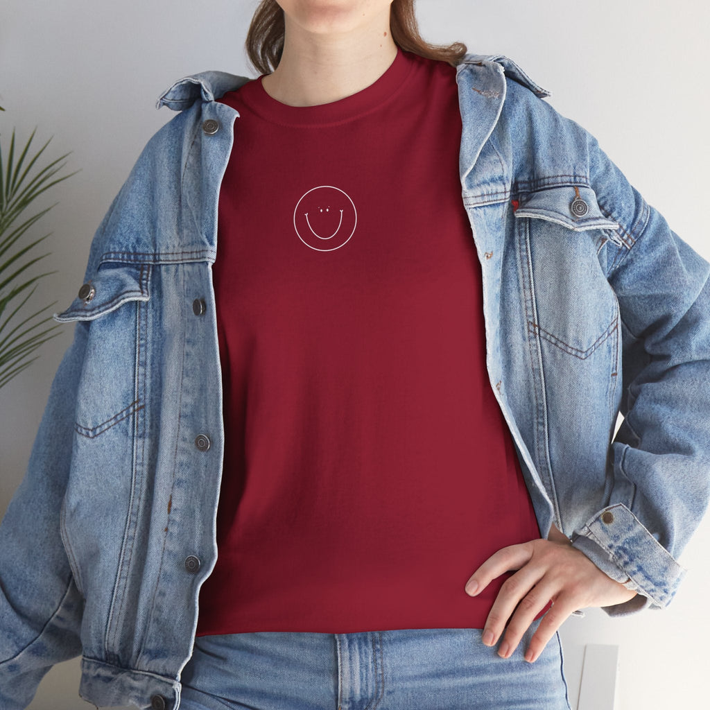 Smiley Tee  (White Logo)