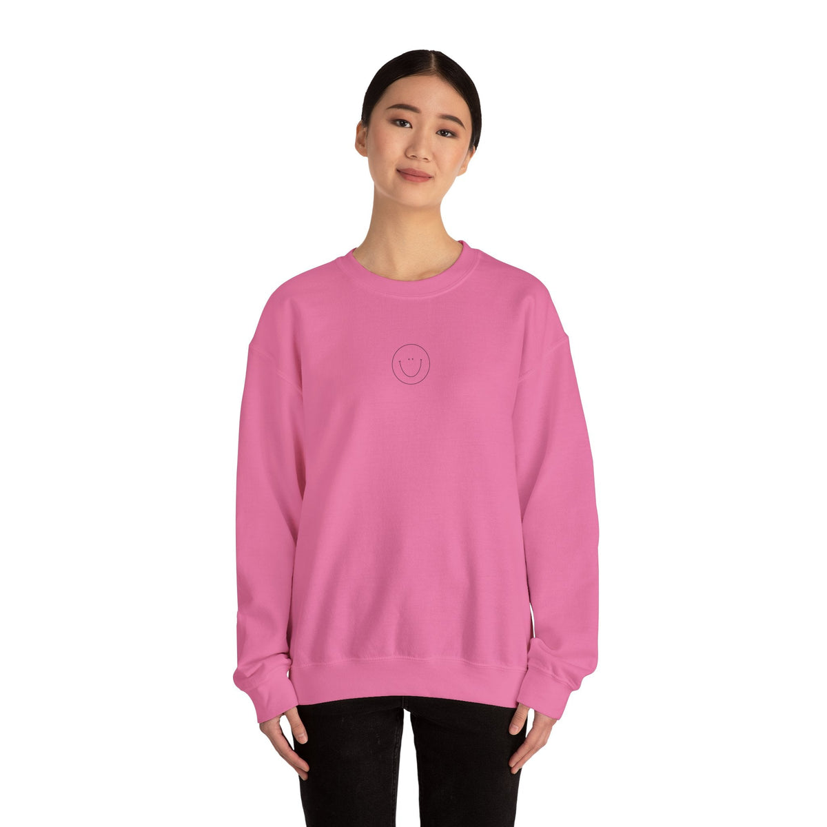 Smiley Crewneck (Black Logo)