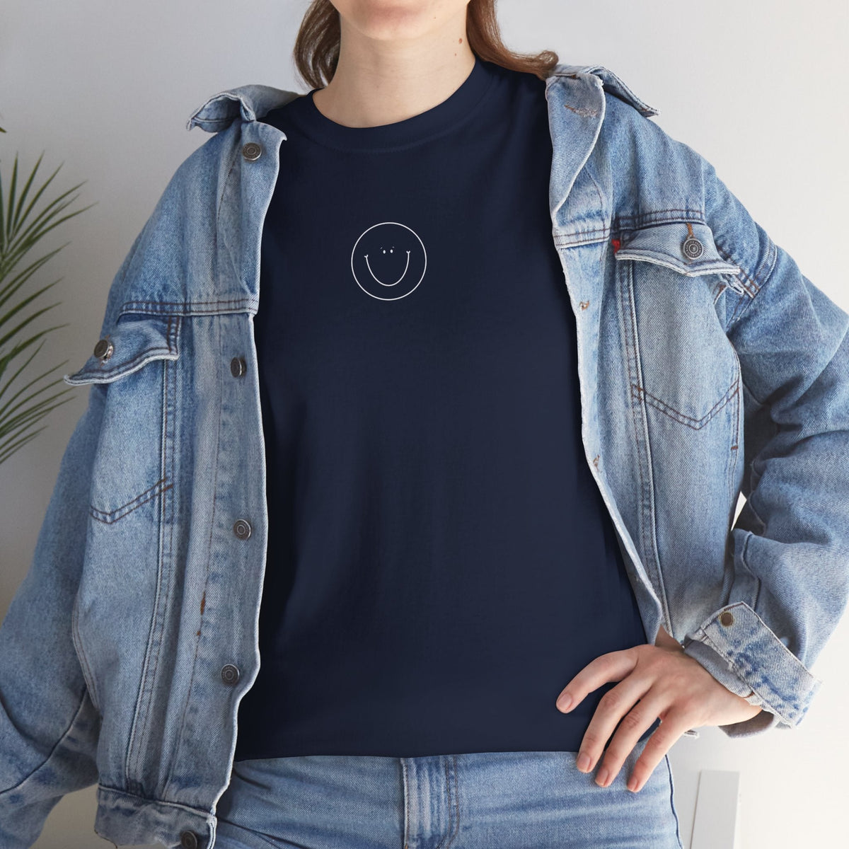 Smiley Tee  (White Logo)