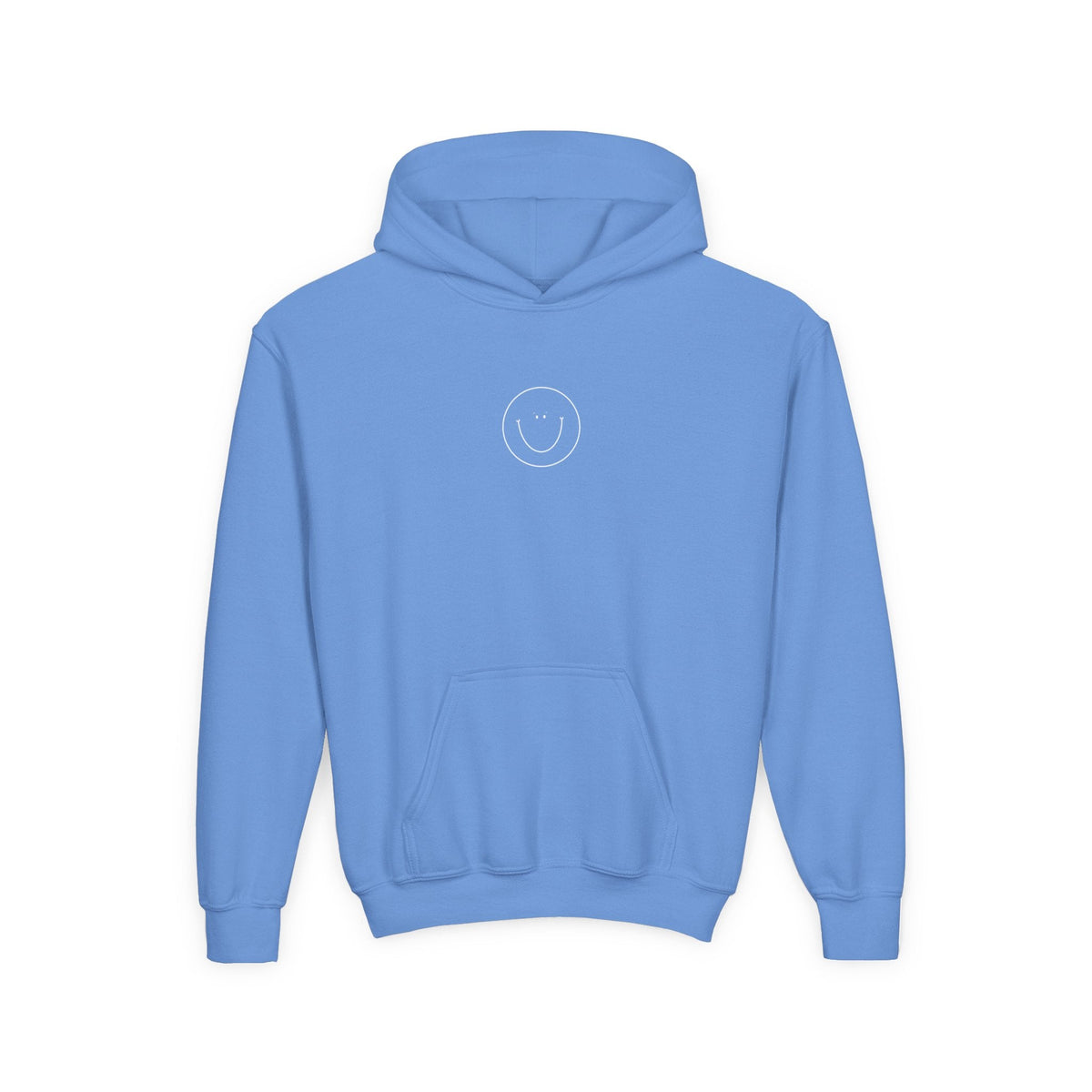 Youth Smiley  Hoodie (White Logo)