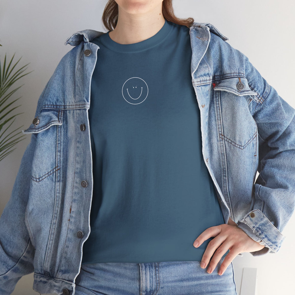 Smiley Tee  (White Logo)
