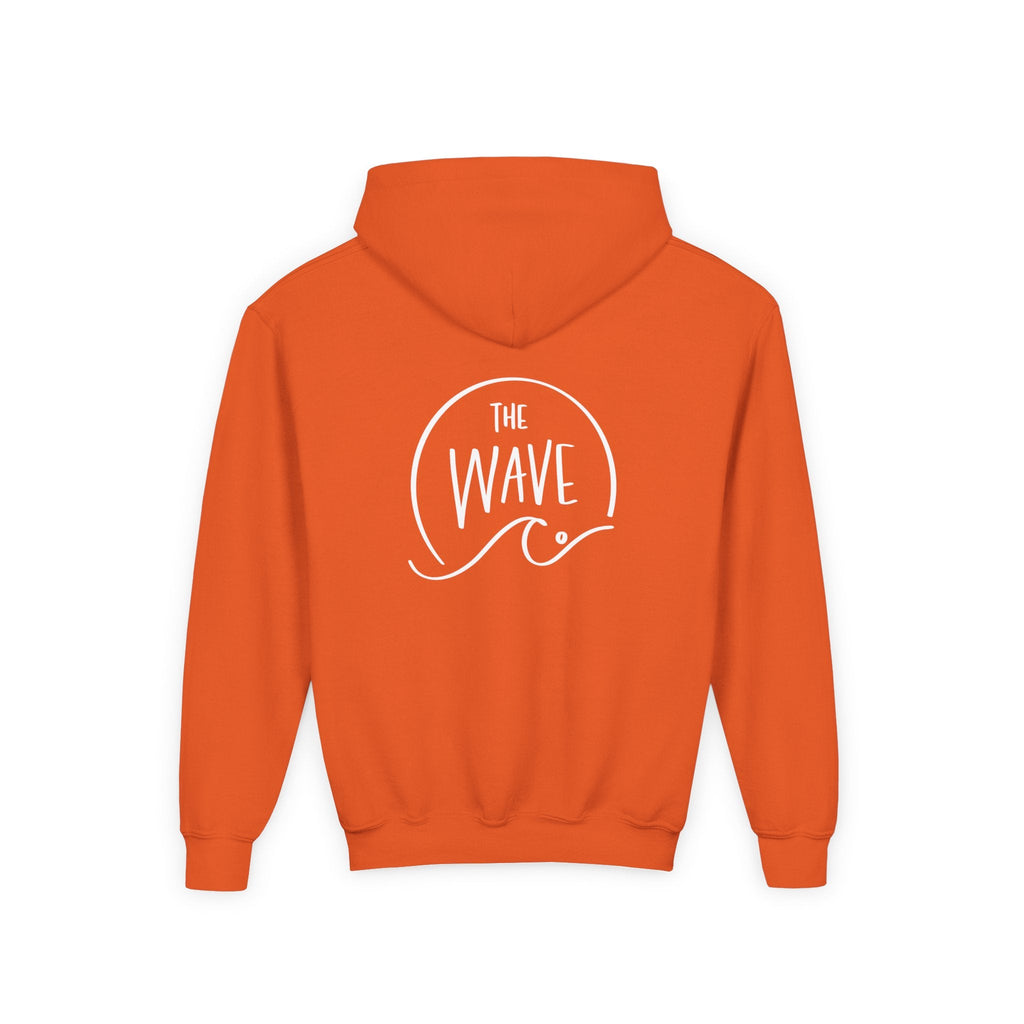 Youth Smiley  Hoodie (White Logo)