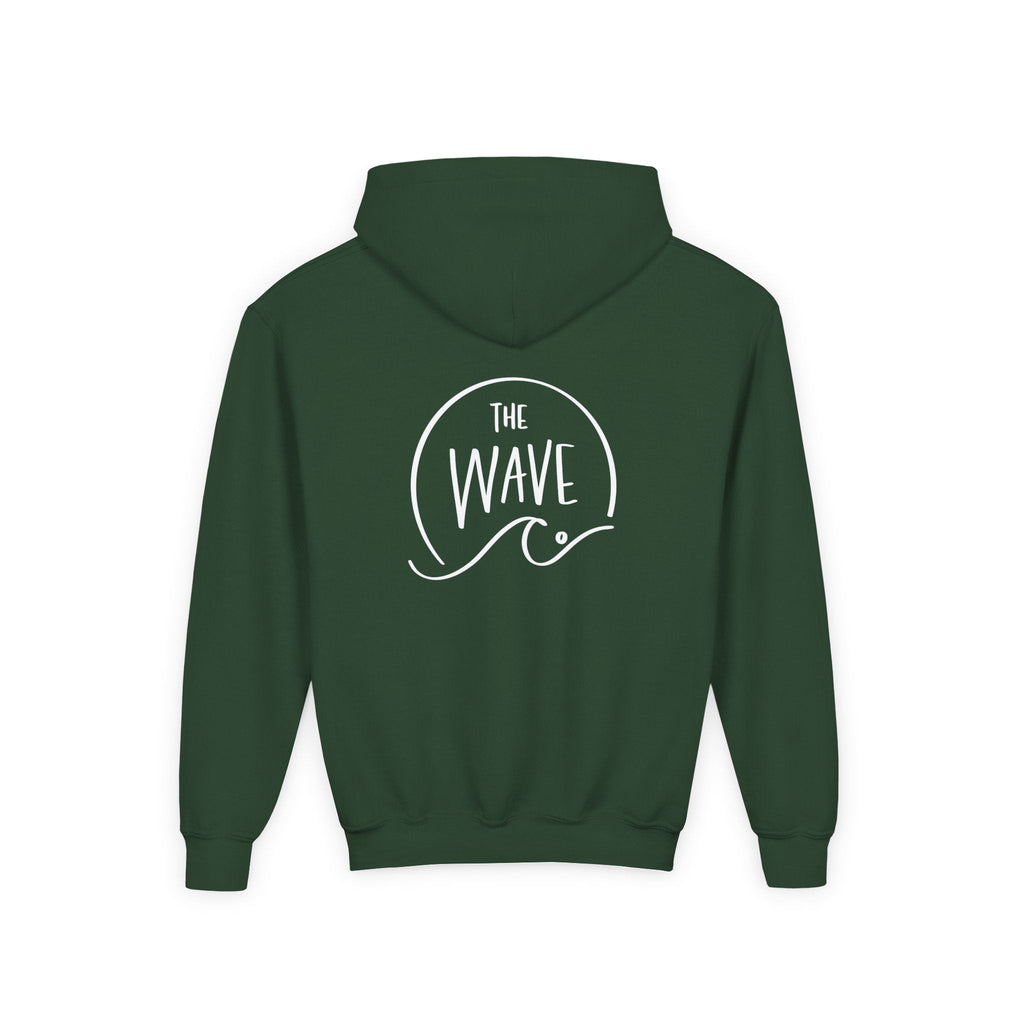 Youth Smiley  Hoodie (White Logo)