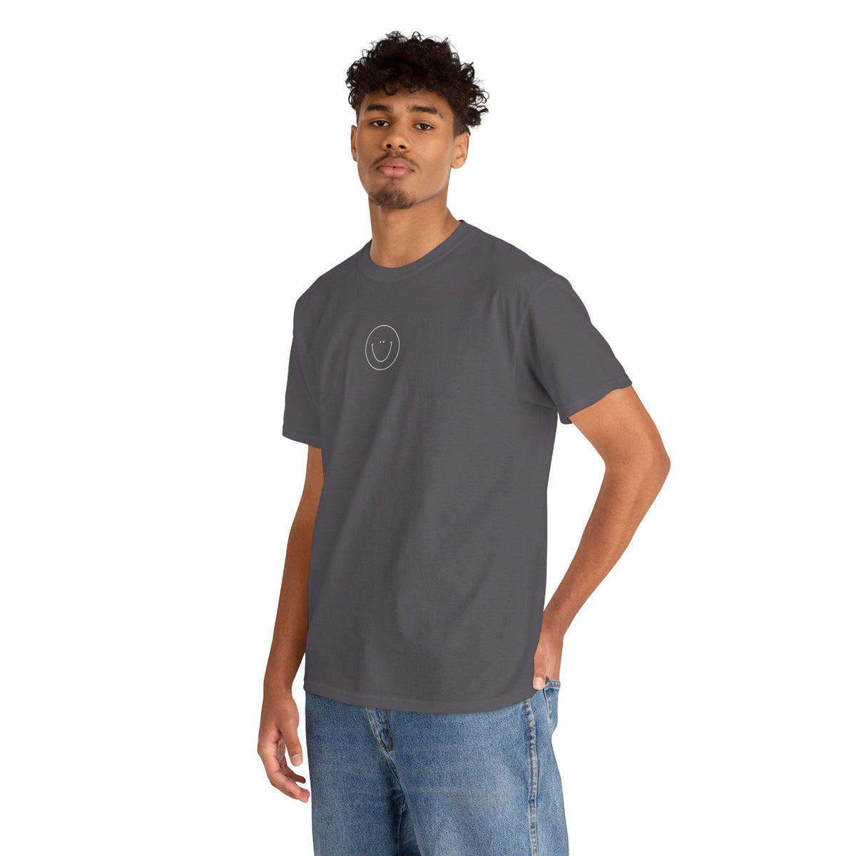 Smiley Tee  (White Logo)