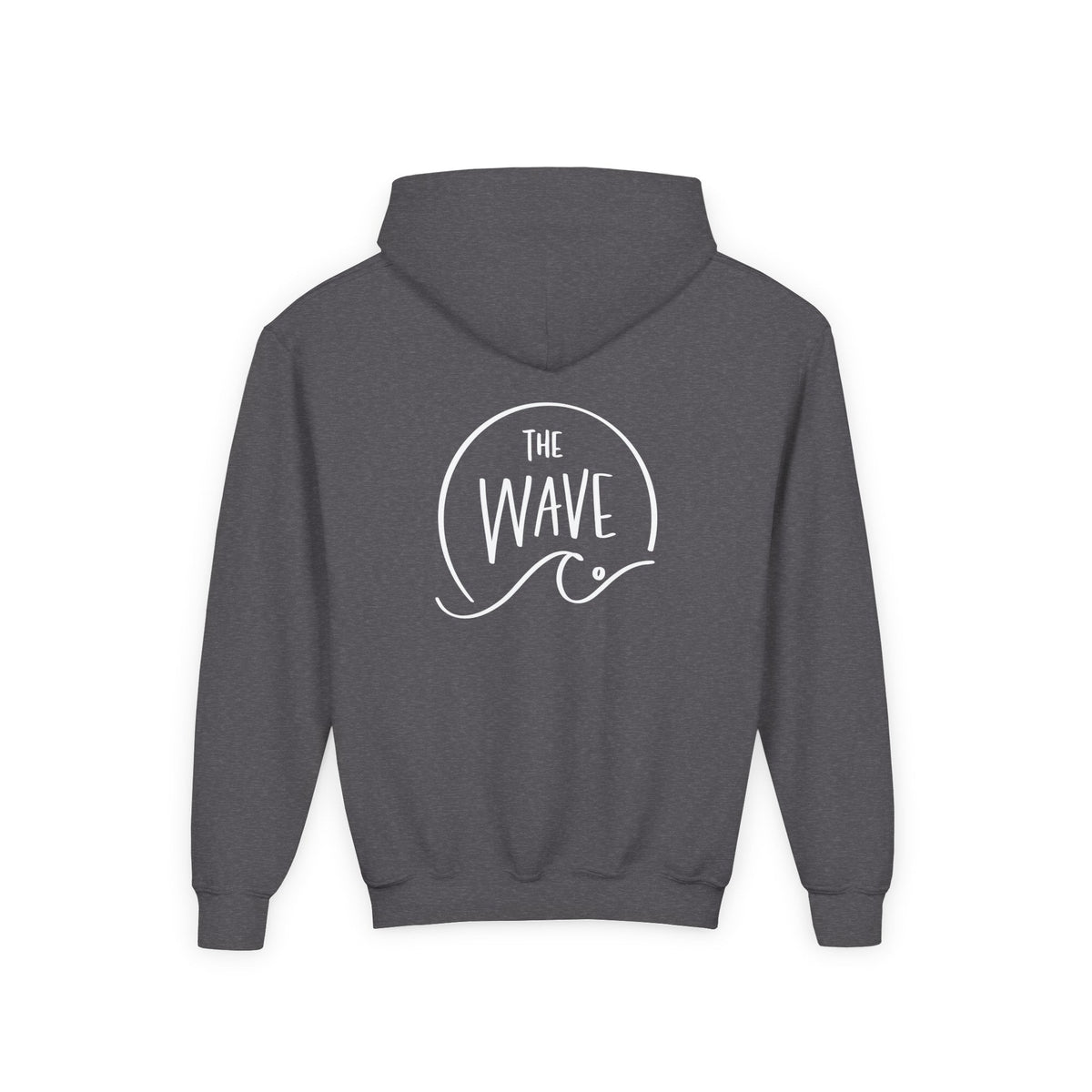 Youth Smiley  Hoodie (White Logo)