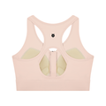 Loki & Ivy Women’s Cropped Zip Yoga Sports Bra