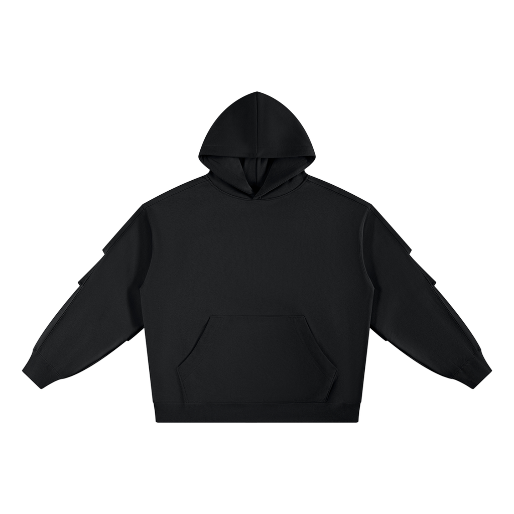 Unisex Heavyweight Ruched Sleeves Hoodie