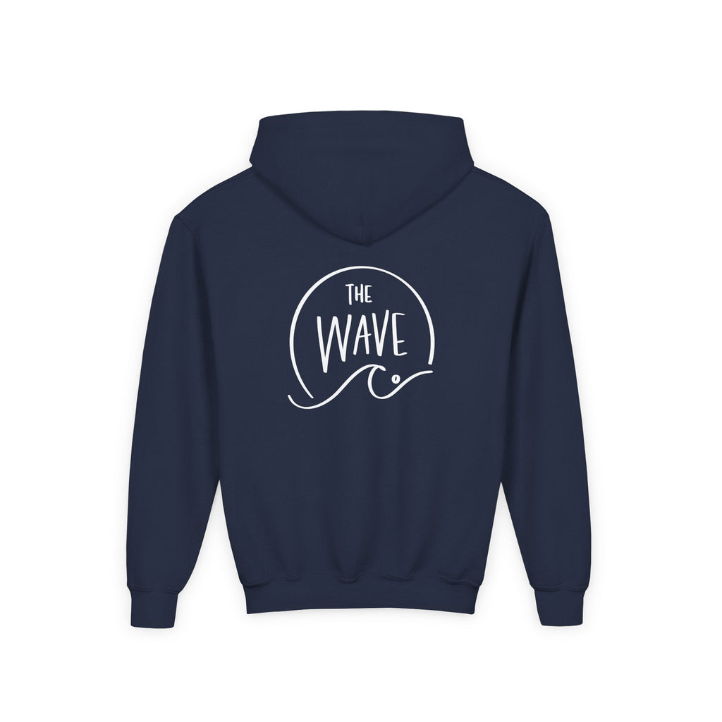 Youth Smiley  Hoodie (White Logo)