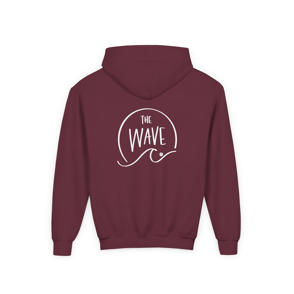 Youth Smiley  Hoodie (White Logo)