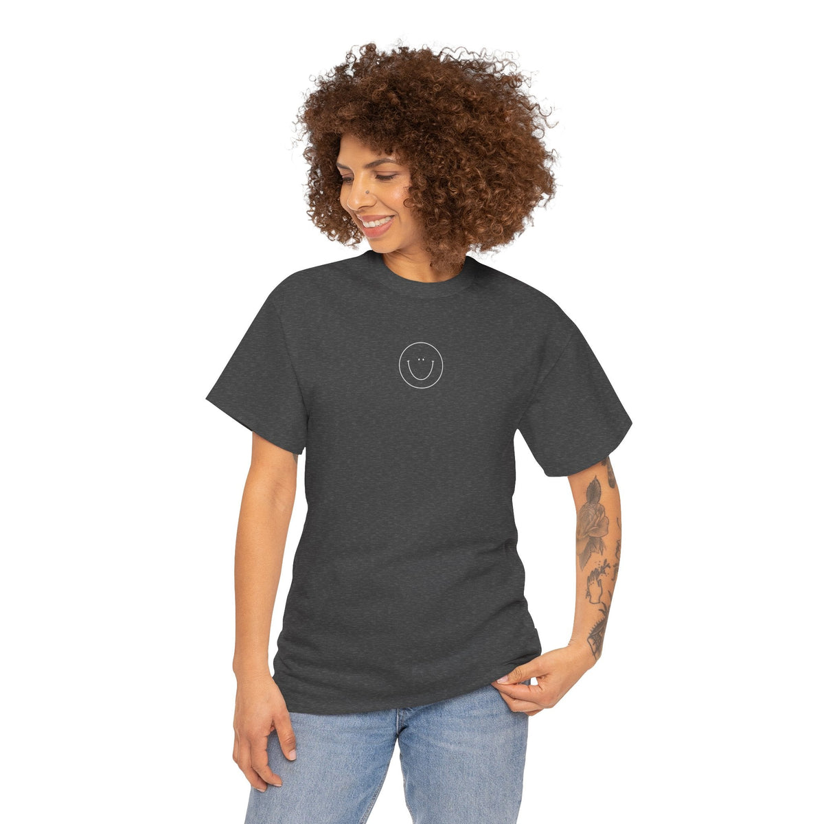 Smiley Tee  (White Logo)