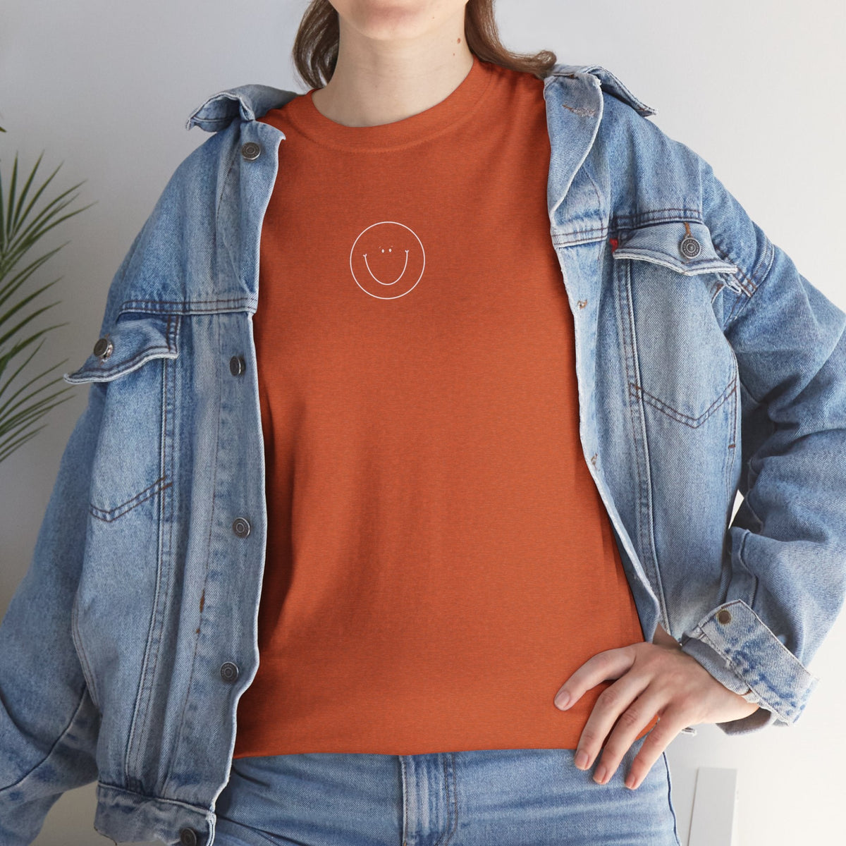 Smiley Tee  (White Logo)