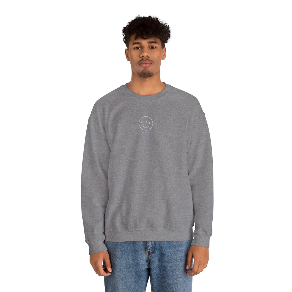 Smiley Crewneck (White Logo)
