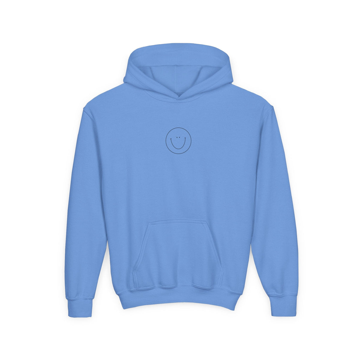 Youth Smiley  Hoodie (Black Logo)