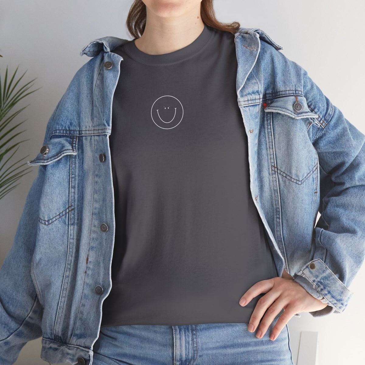 Smiley Tee  (White Logo)