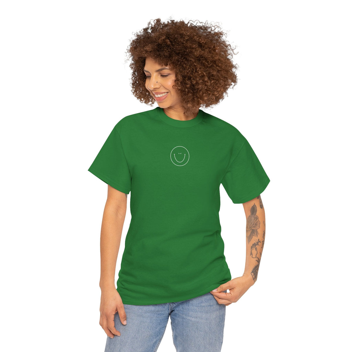 Smiley Tee  (White Logo)