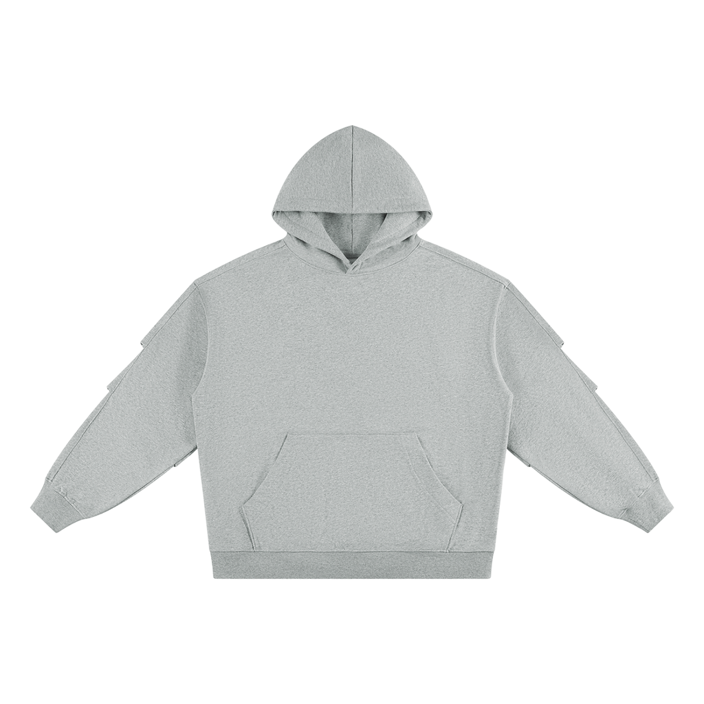 Unisex Heavyweight Ruched Sleeves Hoodie