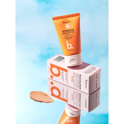 Beyou. Hydrating Niacinamide Daily Moisturizer Mineral Face Sunscreen SPF 40 1.69 fl oz - Imperfect Box
