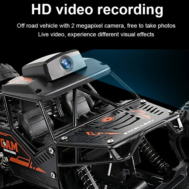 RC Car With HD Camera FPV WIFI Remote Control Stunt SUV Toy