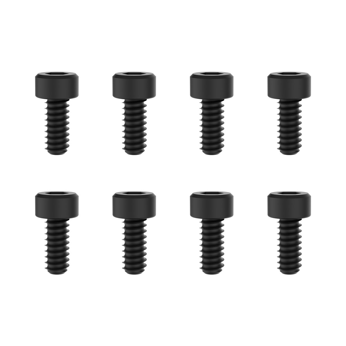 UDIRC Hex Socket Self Tapping Screw 2.6x6mm Black for UD16 Series RC Truck (Part No. M01-001) - 8 Pcs