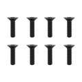 UDIRC Hex Countersunk Self Tapping Screw 2.6x8mm Black for UD16 Series RC Truck (Part No. M01-012) - 8 Pcs