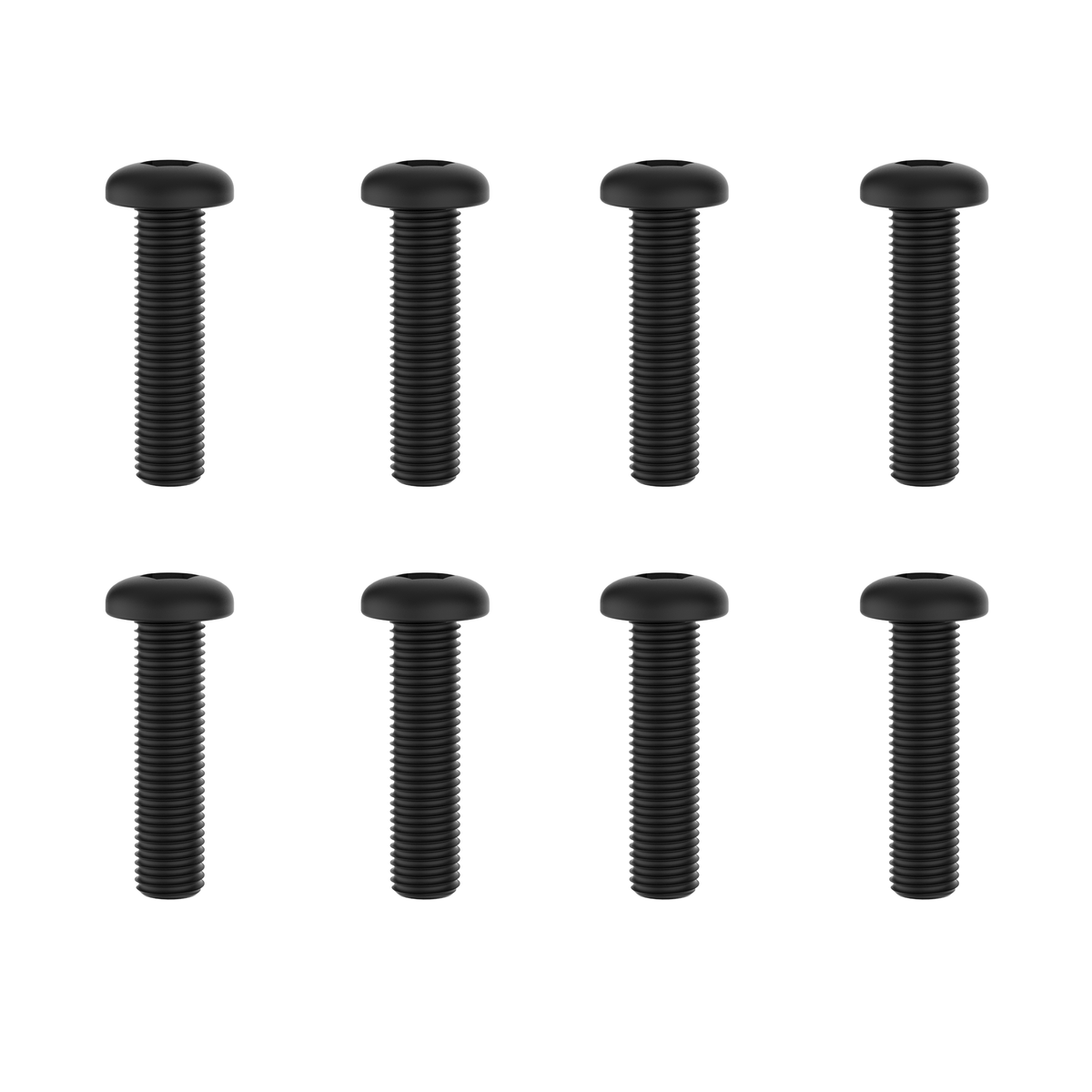 UDIRC Hex Button Head Machine Screw 3x12mm Black for UD1610PRO / UD1610S (Part No. M01-021) - 8 Pcs