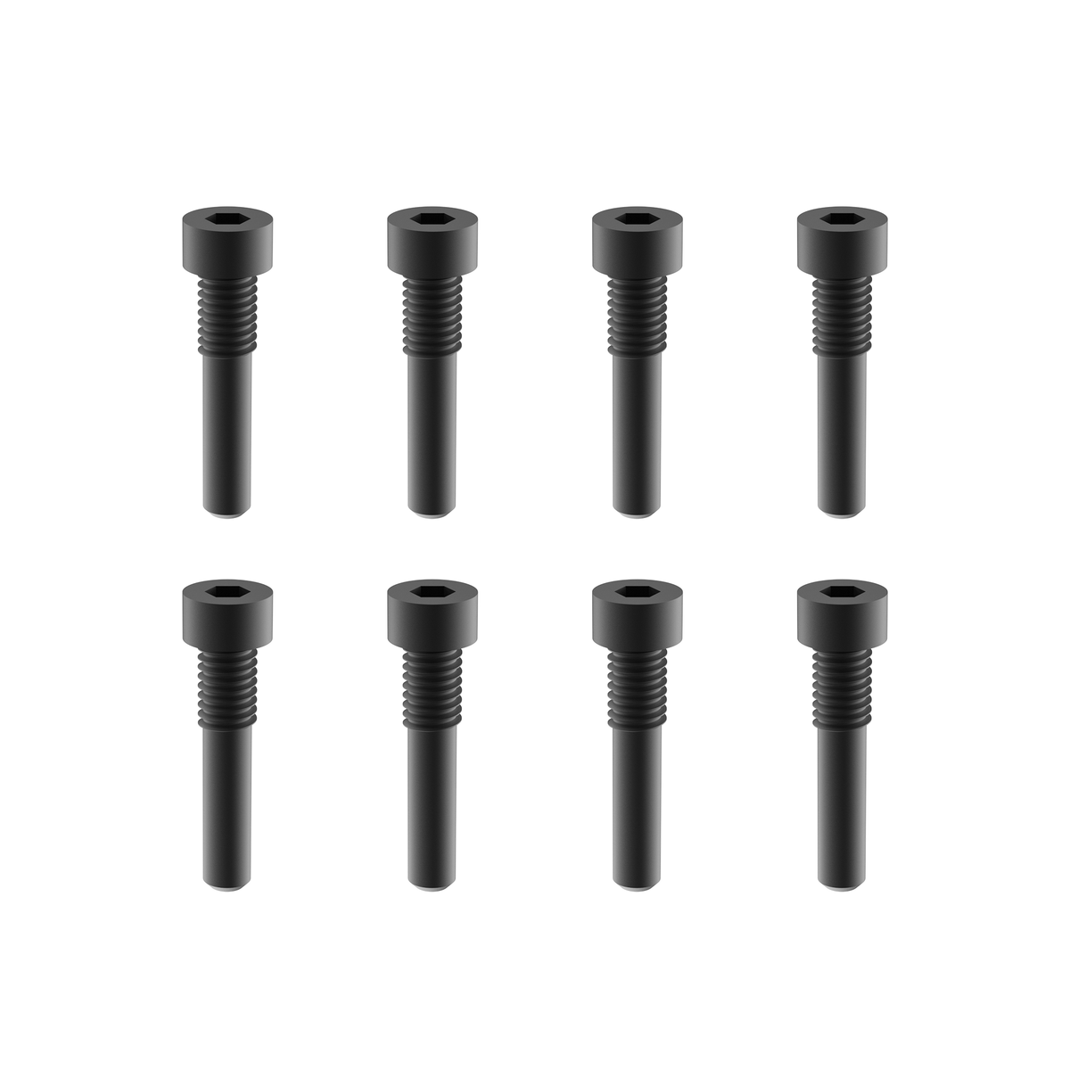 UDIRC Hex Socket Self Tapping Screw 2.5x13.5mm Black for UD16 Series RC Truck (Part No. M01-052) - 8 Pcs