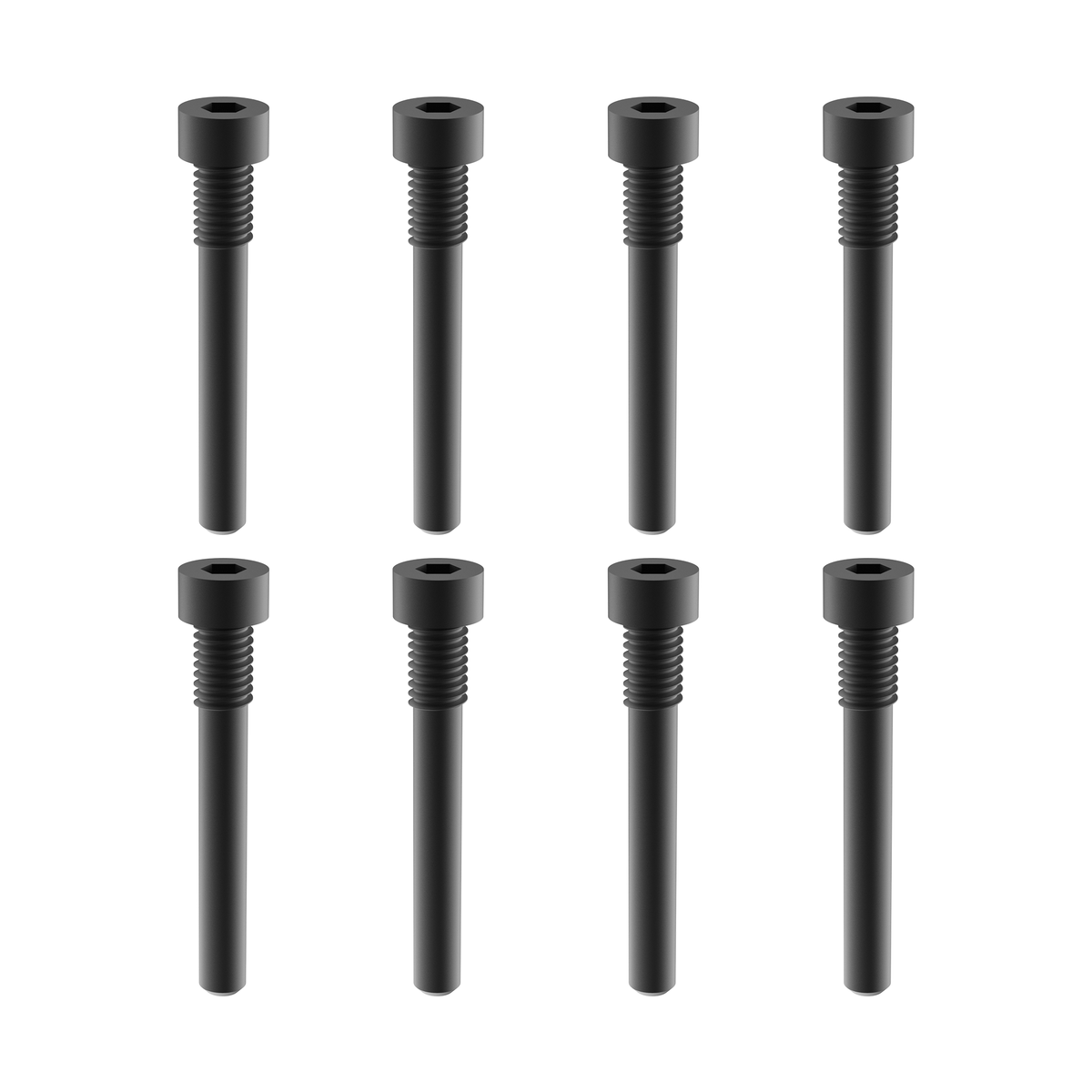 UDIRC Hex Socket Cap Head Self Tapping Screw 2.5x20.5mm (Long Half-Thread) Black for UD16 Series RC Monster Truck (Part No. M01-053) - 8 Pcs