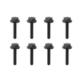 UDIRC External Hex Flange Screw 2.6x15mm Black for UD1611 (Part No. M02-004) - 8 Pcs