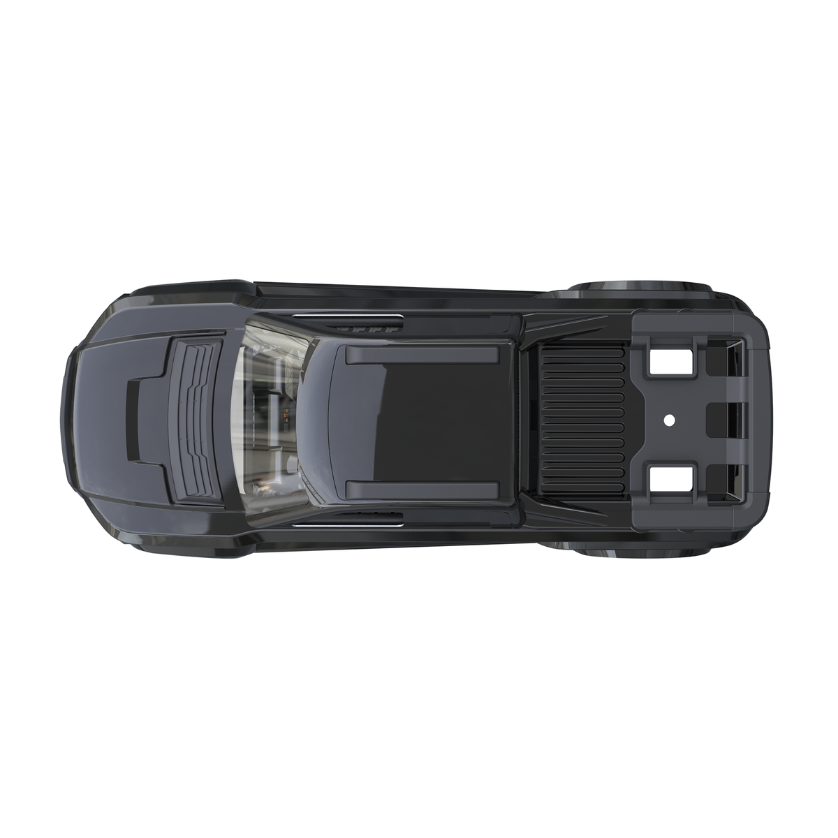 UDIRC PC RC Body Shell Black for UD1610PRO / UD1610S (Part No. P16-001C) - 1 Pc