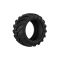 UDIRC Rubber RC Tire Black for UD1610PRO / UD1610S (Part No. P16-035B) - 4 Pcs