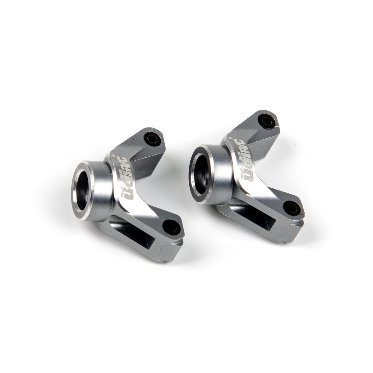 UDIRC Rear Hub Carrier Upgrade Part Titanium Color for UD16 Series RC Monster Truck (Part No. P16-061A) - 2 Pcs