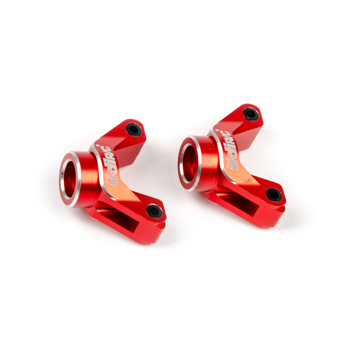 UDIRC Rear Hub Carrier Upgrade Part Red for UD16 Series RC Monster Truck (Part No. P16-061B) - 2 Pcs
