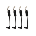 UDIRC R-Clip with Lanyard (Anti-Loss) Black for UD16 Series RC Monster Truck (Part No. RLL01) - 4 Pcs