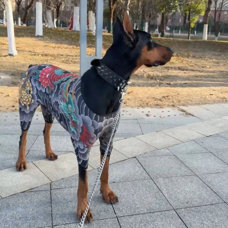 Funny Tattoo Dog Shirt Costume for Pets