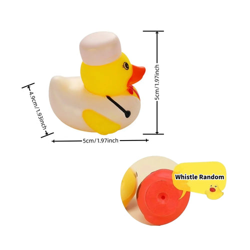 30-Pack Rubber Ducks Bulk Set – Assorted Duckies for Bath & Jeep Ducking