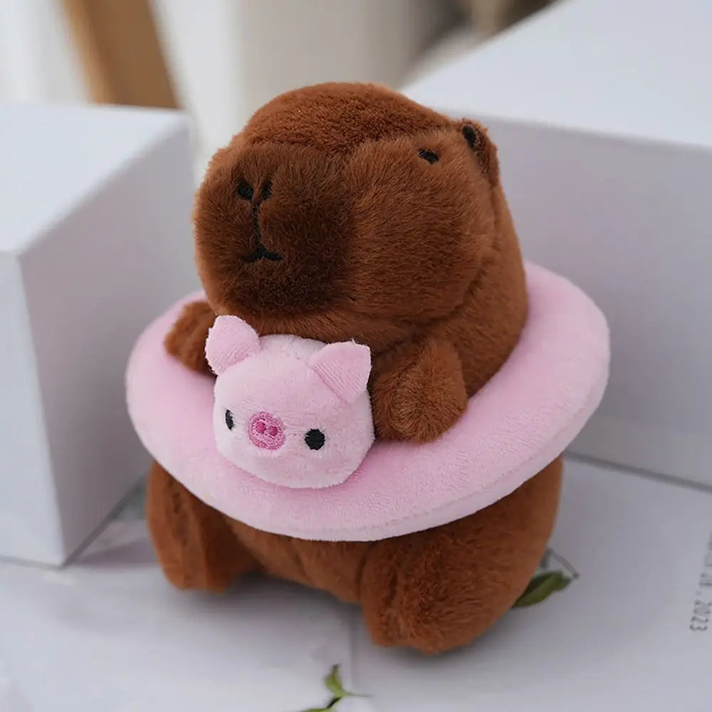 Cute Capybara Plush Toy – Hoodie with Wings Stuffed Animal Doll