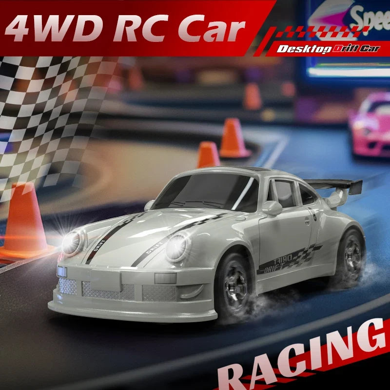 1/64 High-Speed Drift RC Car 4WD Mini Remote Control Racing Toy