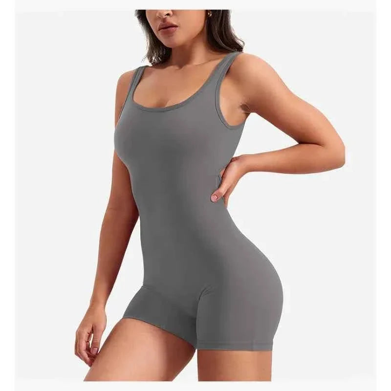 Women Seamless Backless Yoga Bodysuit