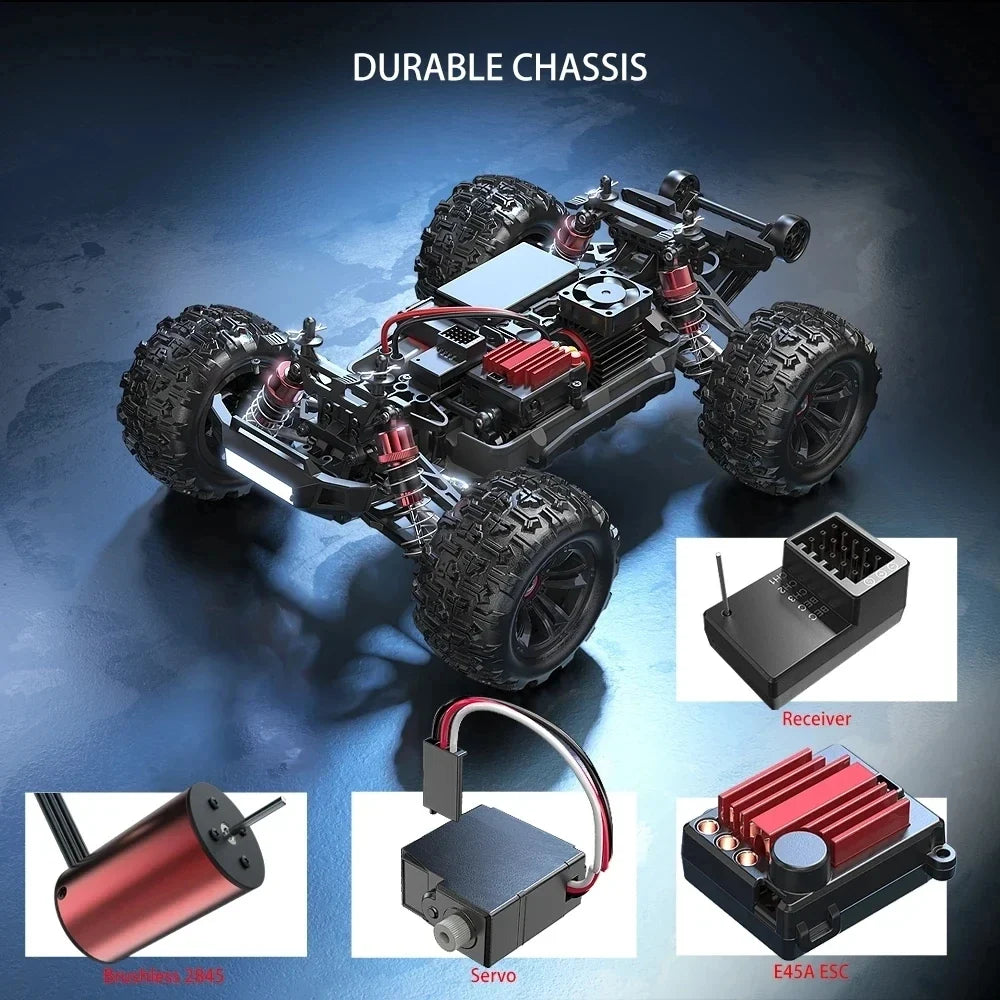 Hyper Go MJX 1/16 4WD RC Car – 70KM/H Brushless Off-Road Racing Toy