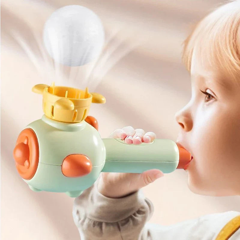 Montessori Whistle Ball Toy – Blow Pipe Sensory Educational Toy