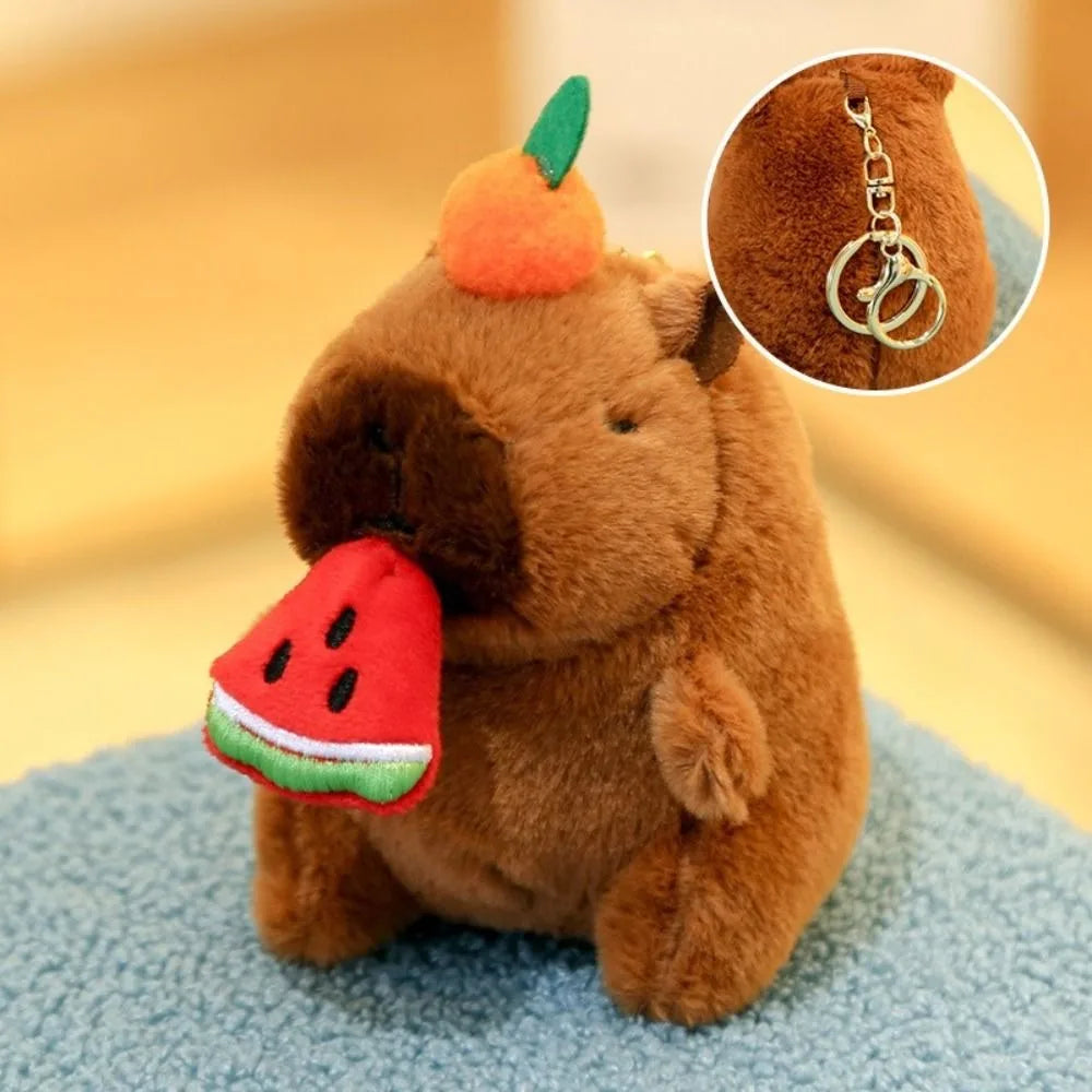 Cute Capybara Plush Toy – Hoodie with Wings Stuffed Animal Doll